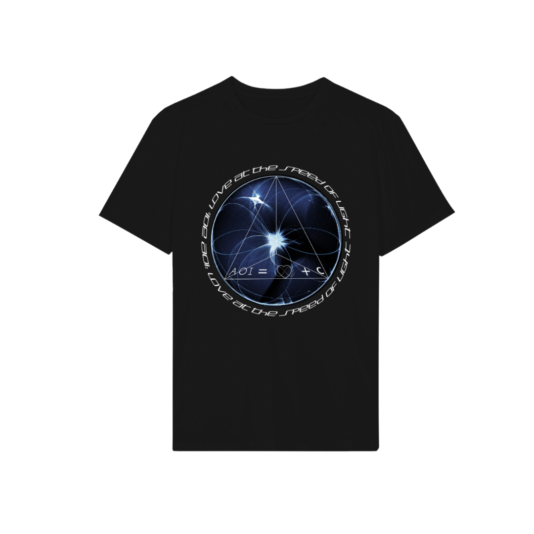 'Love at the Speed of Light' Regular Organic Cotton T-Shirt