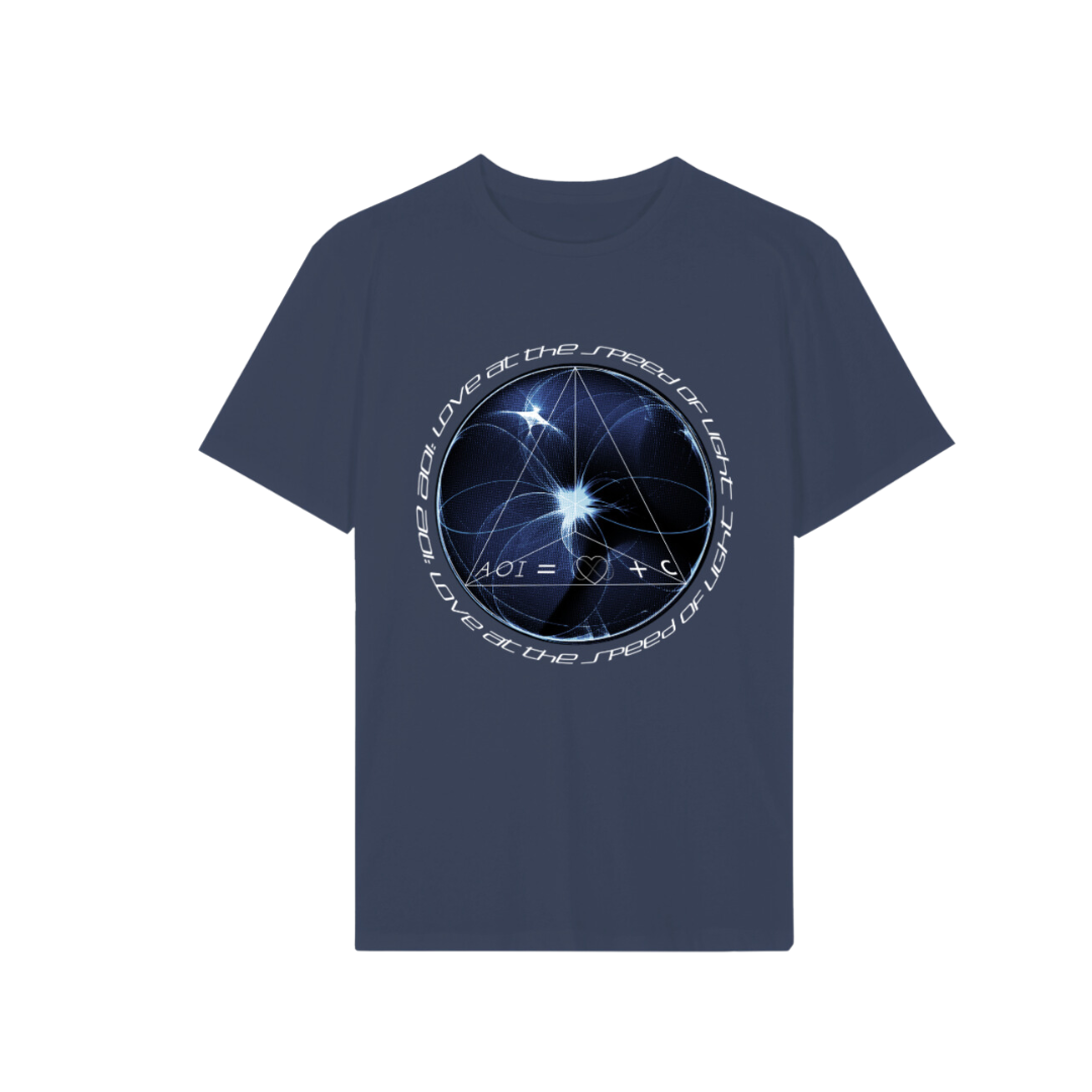 'Love at the Speed of Light' Regular Organic Cotton T-Shirt