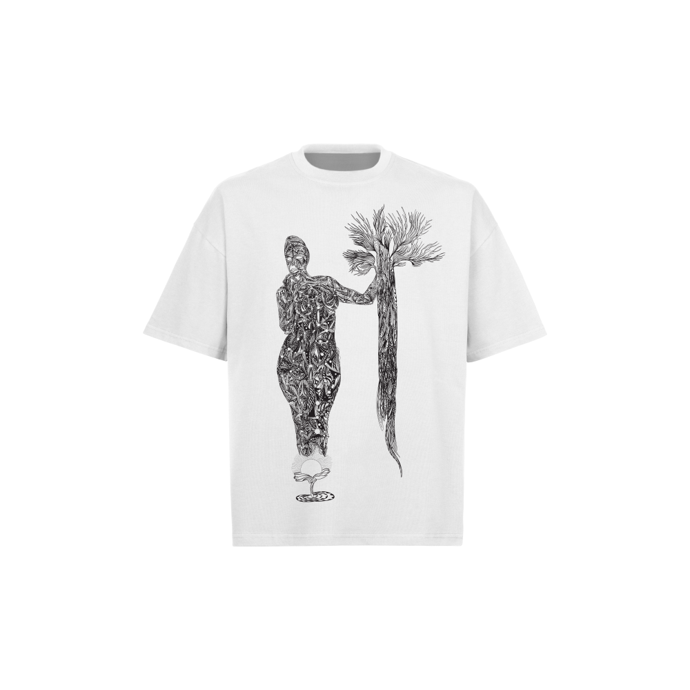 Eternal Lines: 'Goddess of Temptation' Oversized Boxy Tee